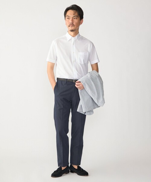 SHIPS(シップス)の「SHIPS:〈FUNCTION〉Albini × RENU(R) 半袖 ジャージー ソリッド シャツ(シャツ/ブラウス・メンズ・ブルー/ネイビー/ホワイト・LARGE/MEDIUM/X-LARGE/SMALL)」の10枚目の写真