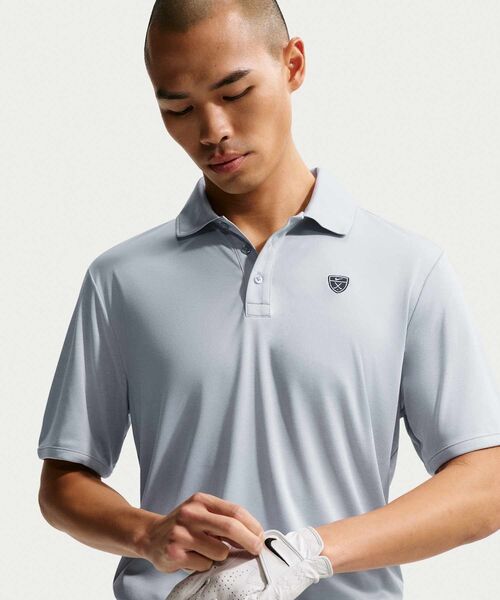 NIKE(ナイキ)の「ナイキ パー メンズ Dri-FIT ゴルフポロ / Nike Par Men's Dri-FIT Golf Polo IB0238-012 Wolf Grey(ポロシャツ・メンズ・グレー・XL/S/M/L/2XL)」の3枚目の写真