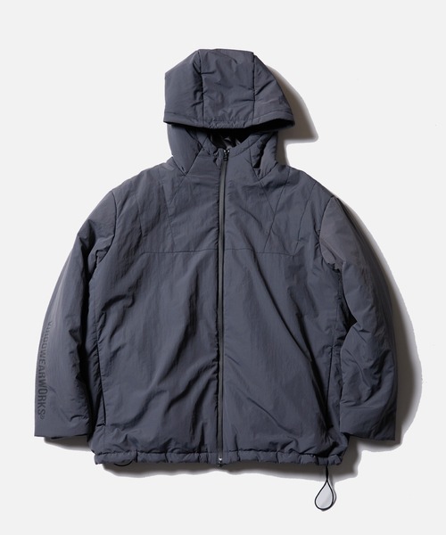 VIRGOwearworks(ヴァルゴウェアワークス)の「AETHER PUFF JKT(ダウンジャケット/コート・メンズ・チャコールグレー/ブラック・4/3/2)」の3枚目の写真