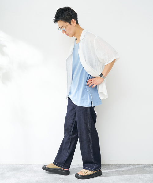 B.C STOCK(ベーセーストック)の「9.5ozC/Lペインターデニム(デニムパンツ・メンズ・ブルー系その他/ネイビー・LARGE/MEDIUM)」の4枚目の写真