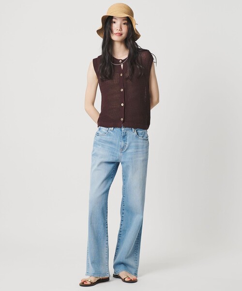 BEAUTY&YOUTH UNITED ARROWS(ビューティーアンドユースユナイテッドアローズ)の「ラフィア リボン ハット(ハット・レディース・ダークブラウン/ナチュラル/グレー系・FREE)」の5枚目の写真