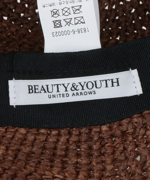 BEAUTY&YOUTH UNITED ARROWS(ビューティーアンドユースユナイテッドアローズ)の「ラフィア リボン ハット(ハット・レディース・ダークブラウン/ナチュラル/グレー系・FREE)」の19枚目の写真