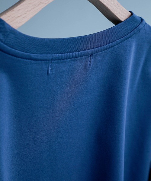 PUBLIC TOKYO(パブリックトウキョウ)の「クールタッチコットンTEE /接触冷感/コットン100%/ウォッシャブル/夏服/インナー/伸縮性/耐久性(Tシャツ/カットソー・メンズ・ブルー/ホワイト/ミント/ダークグレー・3/1/2)」の10枚目の写真