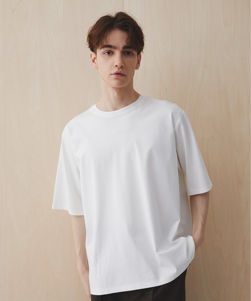PUBLIC TOKYO(パブリックトウキョウ)の「【超清涼感】クールタッチコットンTシャツ /接触冷感/コットン100%/ウォッシャブル/夏服/インナー/伸縮性/耐久性(Tシャツ/カットソー・メンズ・ブルー/ホワイト/ミント/ダークグレー/イエロー・3/1/2)」の13枚目の写真
