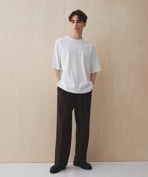 PUBLIC TOKYO(パブリックトウキョウ)の「【超清涼感】クールタッチコットンTシャツ /接触冷感/コットン100%/ウォッシャブル/夏服/インナー/伸縮性/耐久性(Tシャツ/カットソー・メンズ・ブルー/ホワイト/ミント/ダークグレー/イエロー・3/1/2)」の16枚目の写真