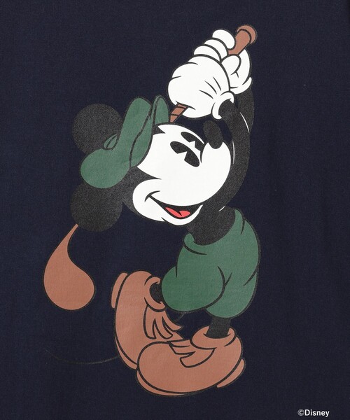 BEAMS GOLF（ビームスゴルフ）の「Disney / ミッキーマウス  / バックプリント Tシャツ（Tシャツ/カットソー・メンズ・グリーン/ネイビー・M/L/XL/S）」の11枚目の写真