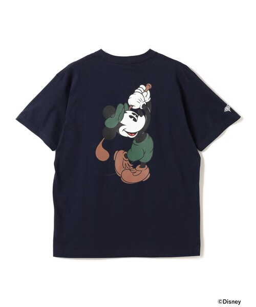 BEAMS GOLF（ビームスゴルフ）の「Disney / ミッキーマウス  / バックプリント Tシャツ（Tシャツ/カットソー・メンズ・グリーン/ネイビー・M/L/XL/S）」の13枚目の写真