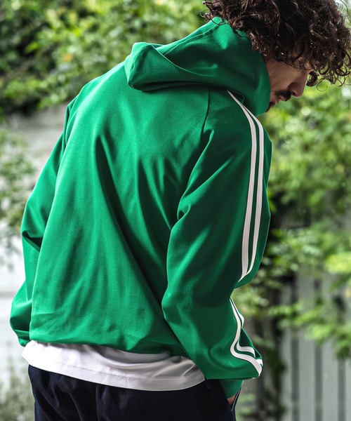 CAMBIO(カンビオ)の「mpa4156-Ponte Jersey Side Line 2B Pullover Hoodie プルオーバーパーカー(A73726cmb)(パーカー・メンズ・チャコールグレー/ロイヤルブルー/グリーン/ブラック/ネイビー・L/M/S)」の22枚目の写真