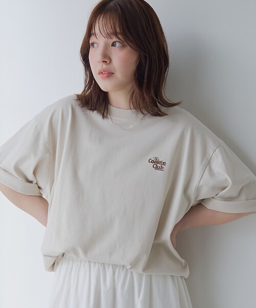 coen(コーエン)の「パウダー加工Tシャツ(Tシャツ/カットソー・メンズ・ブラック/ライトグレー/パープル・S/M/L/XL)」の2枚目の写真