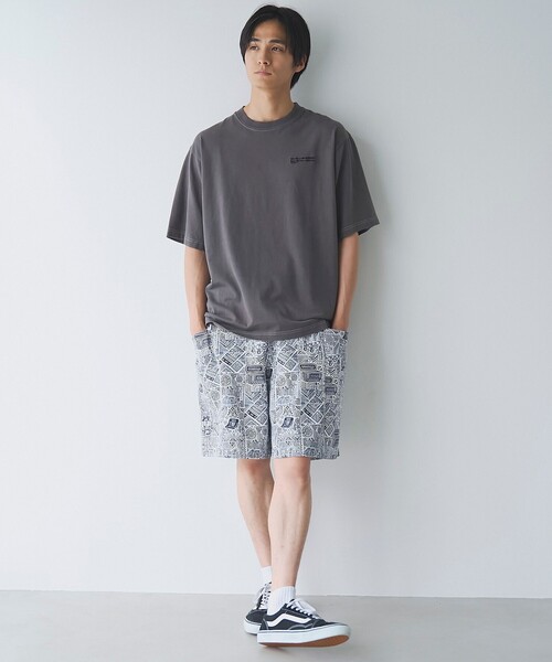 coen(コーエン)の「パウダー加工Tシャツ(Tシャツ/カットソー・メンズ・ブラック/ライトグレー/パープル・S/M/L/XL)」の4枚目の写真