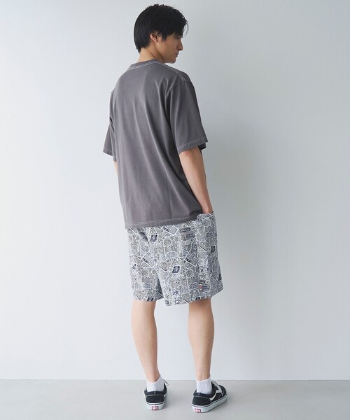 coen(コーエン)の「パウダー加工Tシャツ(Tシャツ/カットソー・メンズ・ブラック/ライトグレー/パープル・S/M/L/XL)」の5枚目の写真