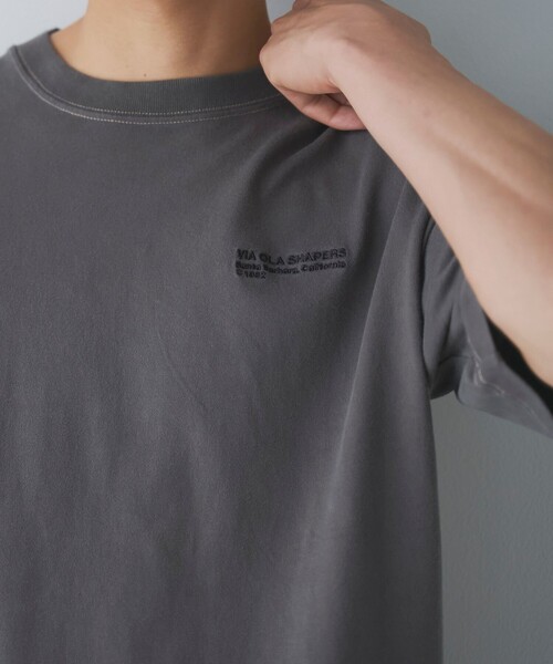 coen(コーエン)の「パウダー加工Tシャツ(Tシャツ/カットソー・メンズ・ブラック/ライトグレー/パープル・S/M/L/XL)」の10枚目の写真