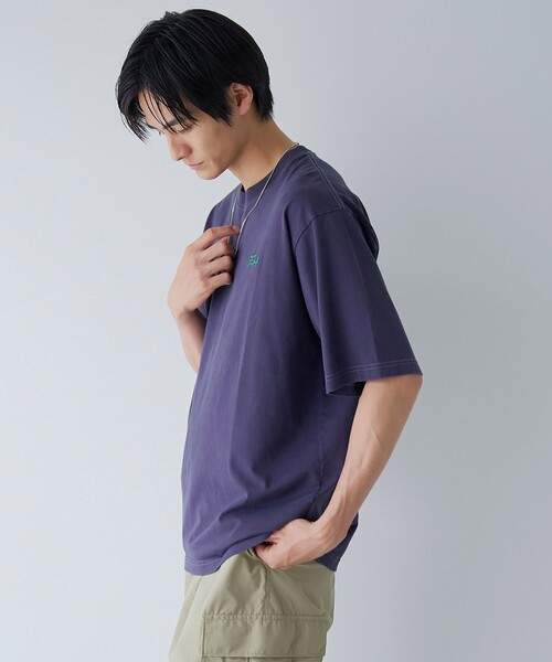 coen(コーエン)の「パウダー加工Tシャツ(Tシャツ/カットソー・メンズ・ブラック/ライトグレー/パープル・S/M/L/XL)」の19枚目の写真
