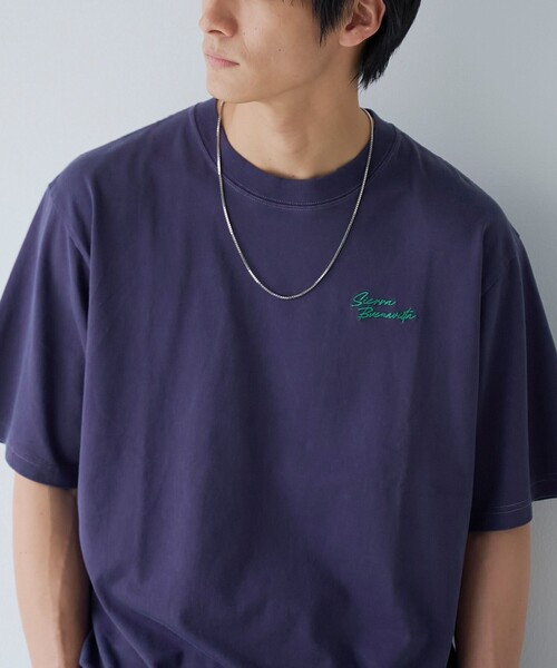 coen(コーエン)の「パウダー加工Tシャツ(Tシャツ/カットソー・メンズ・ブラック/ライトグレー/パープル・S/M/L/XL)」の21枚目の写真
