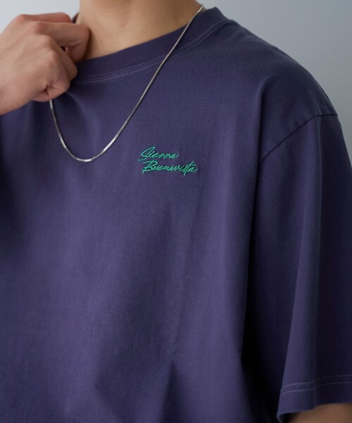 coen(コーエン)の「パウダー加工Tシャツ(Tシャツ/カットソー・メンズ・ブラック/ライトグレー/パープル・S/M/L/XL)」の22枚目の写真
