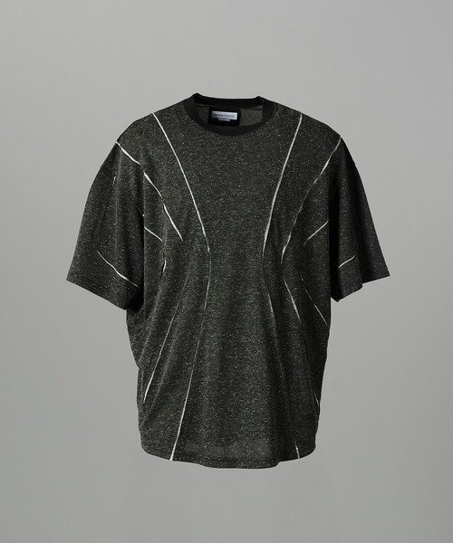 MAISON SPECIAL(メゾンスペシャル)の「《UNISEX》Slab Mix Jersey Prime-Over TSUGIHAGI T-shirt/スラブミックスジャージープライムオーバーツギハギTシャツ【MAISON SPECIAL/メゾンスペシャル】(Tシャツ/カットソー・メンズ・ブラック/バーガンディー/グレー・2/1/0)」の12枚目の写真