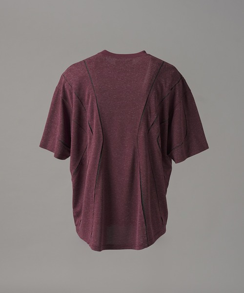 MAISON SPECIAL(メゾンスペシャル)の「《UNISEX》Slab Mix Jersey Prime-Over TSUGIHAGI T-shirt/スラブミックスジャージープライムオーバーツギハギTシャツ【MAISON SPECIAL/メゾンスペシャル】(Tシャツ/カットソー・メンズ・ブラック/バーガンディー/グレー・2/1/0)」の15枚目の写真