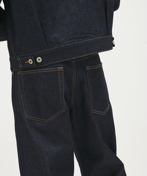 JOURNAL STANDARD(ジャーナルスタンダード)の「ワイド デニム LOT205(デニムパンツ・メンズ・ネイビー/ブラック/コバルトブルー・MEDIUM/SMALL/LARGE)」の6枚目の写真