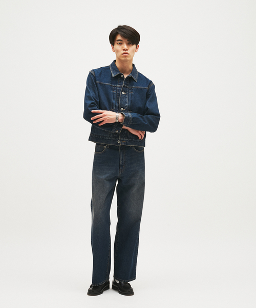 JOURNAL STANDARD(ジャーナルスタンダード)の「ワイド デニム LOT205(デニムパンツ・メンズ・ネイビー/ブラック/コバルトブルー・MEDIUM/SMALL/LARGE)」の16枚目の写真