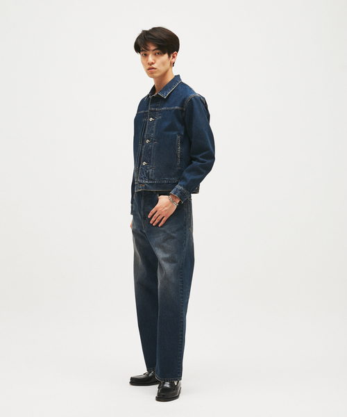 JOURNAL STANDARD(ジャーナルスタンダード)の「ワイド デニム LOT205(デニムパンツ・メンズ・ネイビー/ブラック/コバルトブルー・MEDIUM/SMALL/LARGE)」の17枚目の写真