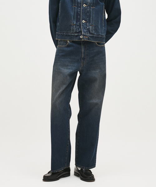 JOURNAL STANDARD(ジャーナルスタンダード)の「ワイド デニム LOT205(デニムパンツ・メンズ・ネイビー/ブラック/コバルトブルー・MEDIUM/SMALL/LARGE)」の19枚目の写真