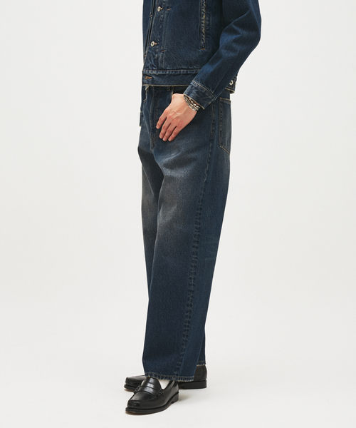 JOURNAL STANDARD(ジャーナルスタンダード)の「ワイド デニム LOT205(デニムパンツ・メンズ・ネイビー/ブラック/コバルトブルー・MEDIUM/SMALL/LARGE)」の20枚目の写真
