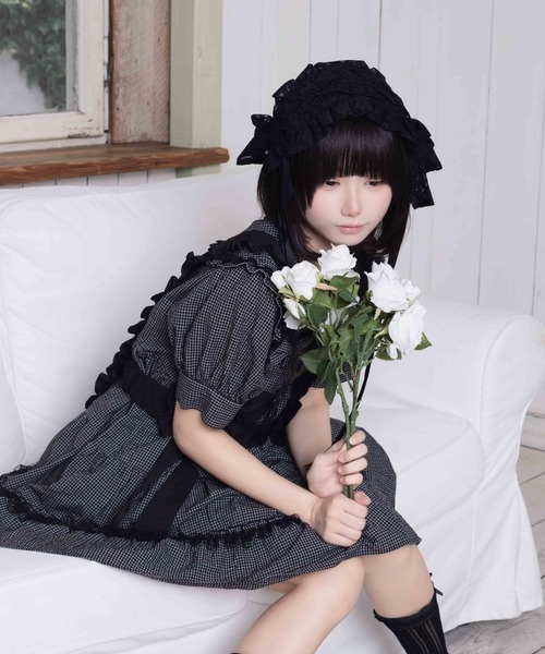 Whinny（ホワイニー）の「Whinny/秘密のまほうわんぴっぴ（ワンピース・レディース・サックスブルー/ブラック・FREE）」の22枚目の写真