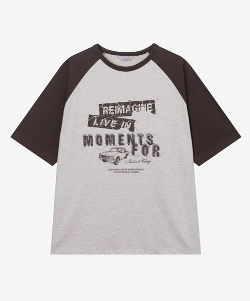 MINDBRIDGE(マインドブリッジ)の「ドゥグッド_グラフィックラグランオーバーサイズTシャツ - 2カラー(Tシャツ/カットソー・メンズ・オートミール/ライトグレー・100/105/95)」の11枚目の写真