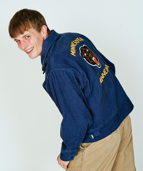 THRIFTY LOOK（スリフティールック）の「THRIFTY LOOK / スリフティールック FFA JACKET MINNESOTA FFAジャケット ミネソタ（ブルゾン・メンズ・ブラック/ネイビー・SMALL/MEDIUM/LARGE/X-LARGE）」の2枚目の写真
