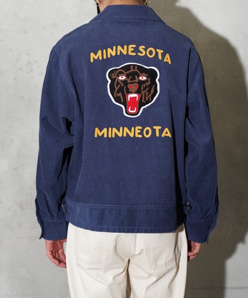 THRIFTY LOOK（スリフティールック）の「THRIFTY LOOK / スリフティールック FFA JACKET MINNESOTA FFAジャケット ミネソタ（ブルゾン・メンズ・ブラック/ネイビー・SMALL/MEDIUM/LARGE/X-LARGE）」の6枚目の写真