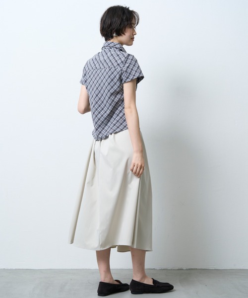 NUJOH(ヌゾ)の「Vintage Check Slim Shirt / ヴィンテージチェックスリムシャツ(シャツ/ブラウス・レディース・ブルー/ブラック/レッド・FREE)」の15枚目の写真