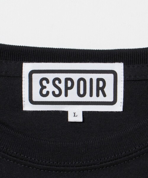 ESPOIR（エスポワール）の「＜ESPOIR＞ WSDM/B/I/W TEE/Tシャツ（Tシャツ/カットソー・メンズ・ブラック・L/M）」の9枚目の写真
