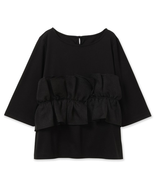 Audie a Muses(オーディアミューズ)の「オーガンジードッキングカットソー(Tシャツ/カットソー・レディース・オフホワイト/ブラック・42/38)」の19枚目の写真