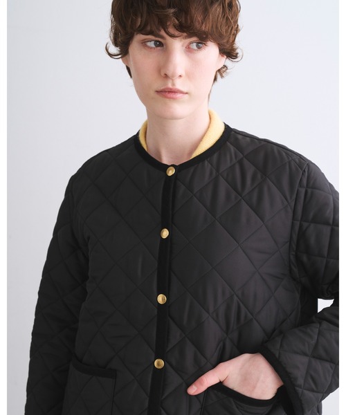 Traditional Weatherwear（トラディショナルウェザーウェア）の「ARKLEY A-LINE（ダウンジャケット/コート・レディース・ブラック×ブラック/ネイビー・32/36/34）」の6枚目の写真