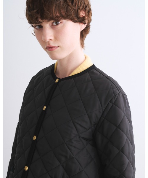 Traditional Weatherwear（トラディショナルウェザーウェア）の「ARKLEY A-LINE（ダウンジャケット/コート・レディース・ブラック×ブラック/ネイビー・32/36/34）」の7枚目の写真