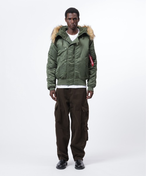 Alpha Industries(アルファインダストリーズ)の「Alpha Industries/アルファインダストリーズ/N-2B HERITAGE FIT PARKA/N-2B ヘリテージフィットパーカー(ミリタリージャケット・メンズ・ブラック/ネイビー/ブラウン/セージグリーン・S/M/L/2XL/XL/XS)」の5枚目の写真