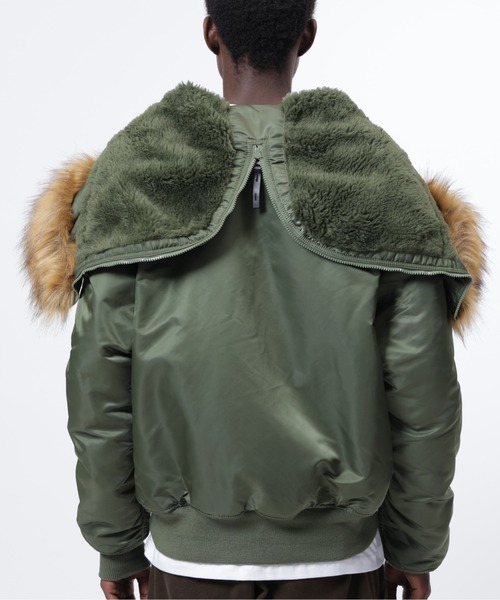 Alpha Industries(アルファインダストリーズ)の「Alpha Industries/アルファインダストリーズ/N-2B HERITAGE FIT PARKA/N-2B ヘリテージフィットパーカー(ミリタリージャケット・メンズ・ブラック/ネイビー/ブラウン/セージグリーン・S/M/L/2XL/XL/XS)」の10枚目の写真