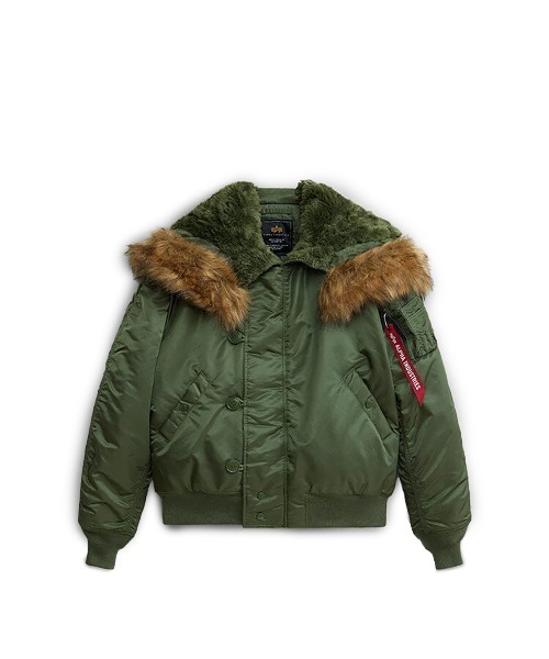Alpha Industries(アルファインダストリーズ)の「Alpha Industries/アルファインダストリーズ/N-2B HERITAGE FIT PARKA/N-2B ヘリテージフィットパーカー(ミリタリージャケット・メンズ・ブラック/ネイビー/ブラウン/セージグリーン・S/M/L/2XL/XL/XS)」の13枚目の写真