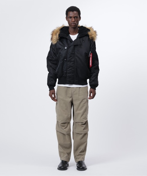 Alpha Industries(アルファインダストリーズ)の「Alpha Industries/アルファインダストリーズ/N-2B HERITAGE FIT PARKA/N-2B ヘリテージフィットパーカー(ミリタリージャケット・メンズ・ブラック/ネイビー/ブラウン/セージグリーン・S/M/L/2XL/XL/XS)」の17枚目の写真