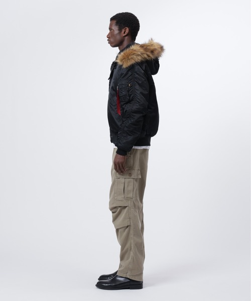 Alpha Industries(アルファインダストリーズ)の「Alpha Industries/アルファインダストリーズ/N-2B HERITAGE FIT PARKA/N-2B ヘリテージフィットパーカー(ミリタリージャケット・メンズ・ブラック/ネイビー/ブラウン/セージグリーン・S/M/L/2XL/XL/XS)」の18枚目の写真