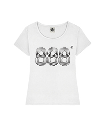 STAR NUMBER.888 レディース Uネック スリムフィット 半袖Tシャツ 6 COLORS