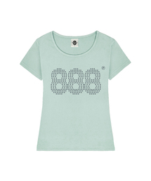STAR NUMBER.888 レディース Uネック スリムフィット 半袖Tシャツ 6 COLORS