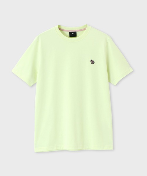 PS Paul Smith(ピーエスポールスミス)の「"Sports Stripe Zebra" ワンポイント 半袖Tシャツ / 262500 011R(Tシャツ/カットソー・メンズ・ライトブルー/ライトピンク/ライトイエロー・SMALL/XX-LARGE/X-LARGE/LARGE/MEDIUM)」の2枚目の写真