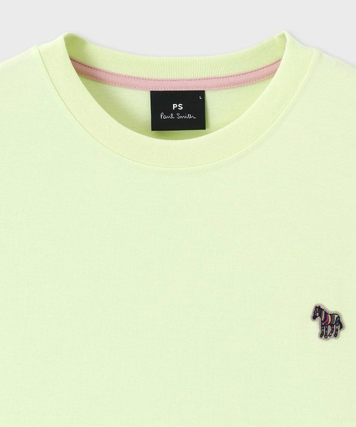 PS Paul Smith(ピーエスポールスミス)の「"Sports Stripe Zebra" ワンポイント 半袖Tシャツ / 262500 011R(Tシャツ/カットソー・メンズ・ライトブルー/ライトピンク/ライトイエロー・SMALL/XX-LARGE/X-LARGE/LARGE/MEDIUM)」の7枚目の写真