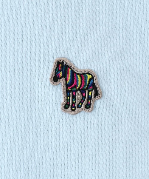 PS Paul Smith(ピーエスポールスミス)の「"Sports Stripe Zebra" ワンポイント 半袖Tシャツ / 262500 011R(Tシャツ/カットソー・メンズ・ライトブルー/ライトピンク/ライトイエロー・SMALL/XX-LARGE/X-LARGE/LARGE/MEDIUM)」の6枚目の写真