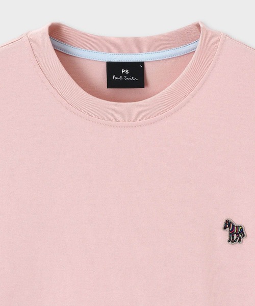 PS Paul Smith(ピーエスポールスミス)の「"Sports Stripe Zebra" ワンポイント 半袖Tシャツ / 262500 011R(Tシャツ/カットソー・メンズ・ライトブルー/ライトピンク/ライトイエロー・SMALL/XX-LARGE/X-LARGE/LARGE/MEDIUM)」の9枚目の写真