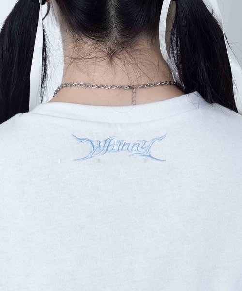 Whinny（ホワイニー）の「Whinny/【2026夏新作♪】闇うさぎ飼い慣らしティー（Tシャツ/カットソー・レディース・ブラック/サックスブルー/ホワイト・FREE）」の17枚目の写真