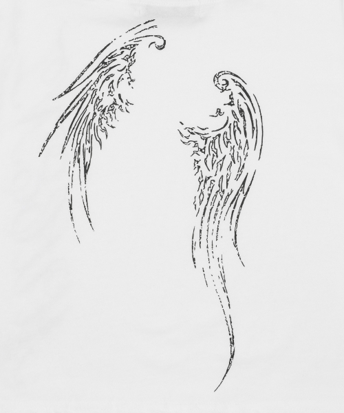 MUCENT(ムセント)の「エーテルエンジェルウィングスワンショルダー半袖Tシャツ(2カラー)(Tシャツ/カットソー・レディース・ホワイト/ブラック・FREE)」の14枚目の写真