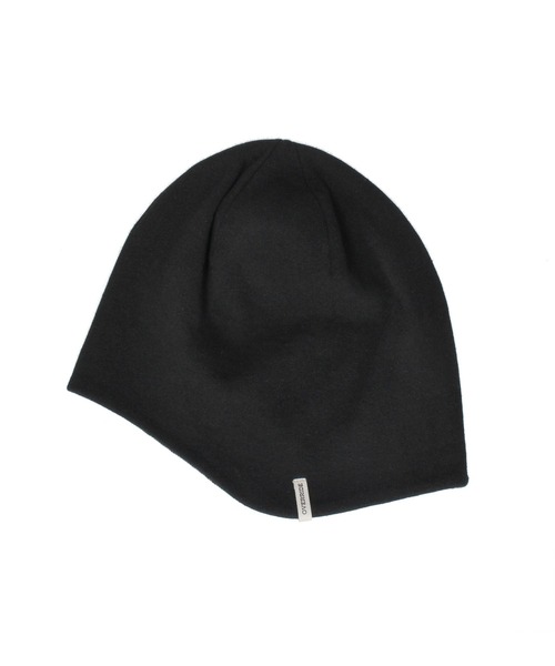 OVERRIDE(オーバーライド)の「OVERRIDE TECHSHAPE REVER BEANIE SG / オーバーライド(ニットキャップ/ビーニー・レディース・ブラック/アイボリー/ブラウン・57~59cm)」の1枚目の写真
