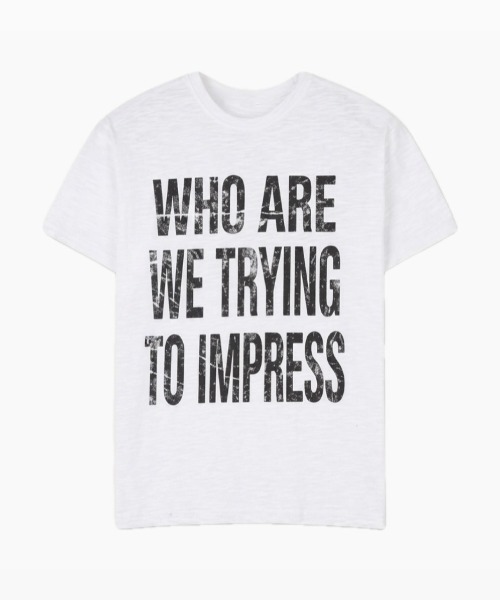 Chikashitsu +(チカシツプラス)の「【Chikashitsu +】graphics slub cropped tee / 【チカシツプラス】グラフィックスラブクロップド半袖Tシャツ(Tシャツ/カットソー・メンズ・ホワイト/グレー/ブラック・ONE SIZE)」の9枚目の写真